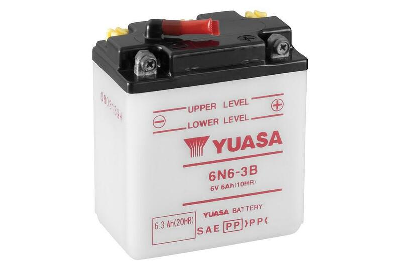 Yuasa herkömmliche Batterie ohne Säurepakete - 6n6-3b