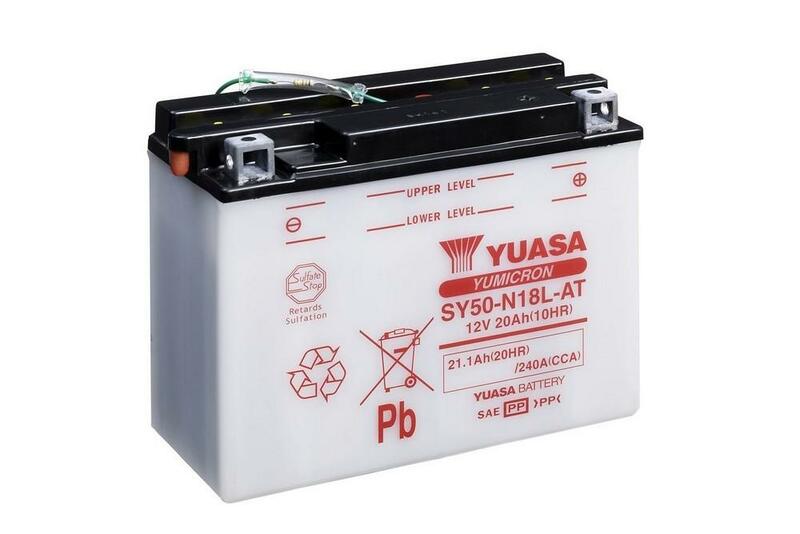 Yuasa Battery Conventional Without Acid Pack-Sy50-N18L-AT