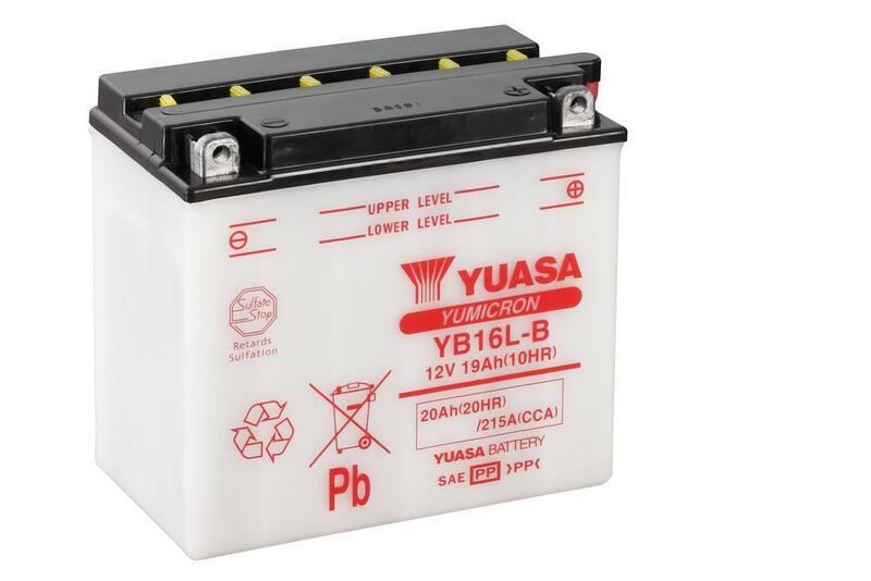 Yuasa Battery Conventional Without Acid Pack - YB16L -B