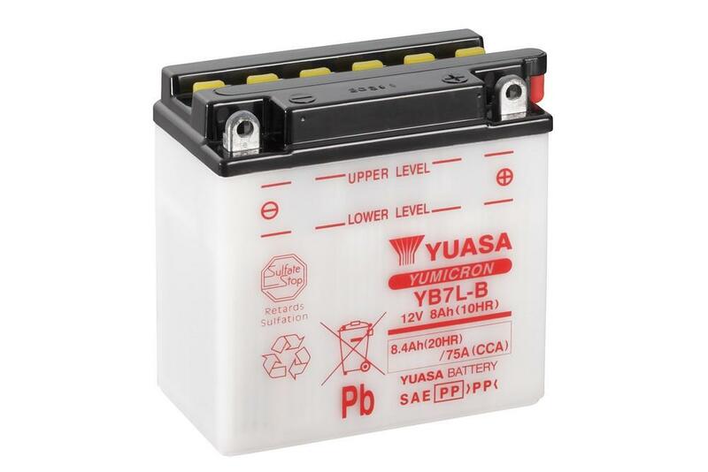 Yuasa herkömmliche Batterie ohne Säurepackungen - YB7L -B