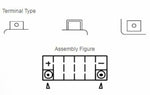 Yuasa Batterie Wartungsfrei mit Säurepaket - YT12A -B