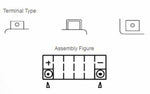 Yuasa Batterie Wartungsfrei mit Säurepaket - YT7B -B