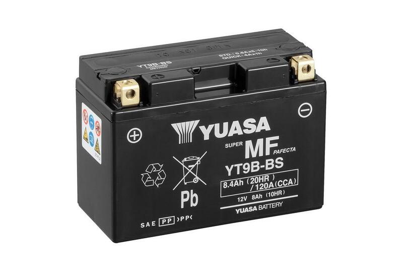 Yuasa Batterie Wartungsfrei mit Säurepaket - YT9B -B