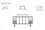 Yuasa Batterie Wartungsfrei mit Säurepaket - YT9B -B