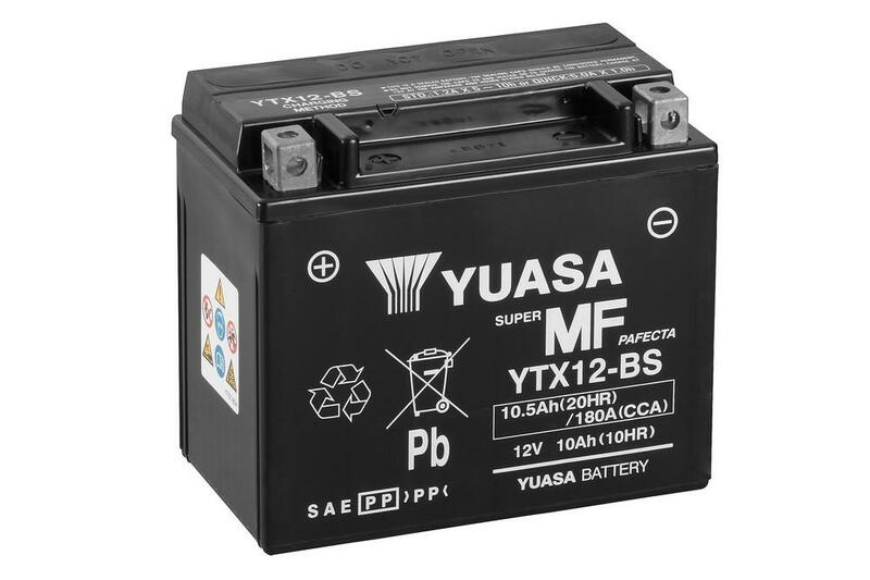 Yuasa Battery Maintenance Free With Acid Pack - YTX12 -B