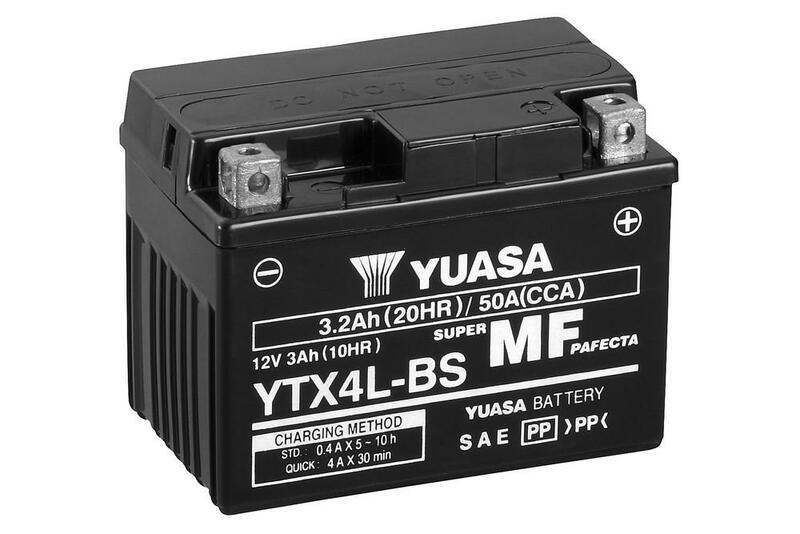 Yuasa Battery Maintenance Free With Acid Pack - YTX4L -B