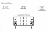 Yuasa maintenance -free factory -enabled battery - YTZ7S