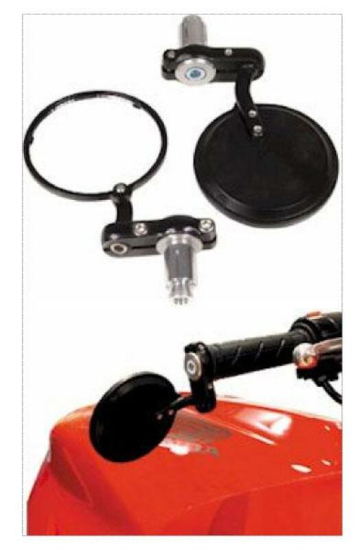 V PARTS Bar End Spiegel Universal - Schwarz (Paar) A40-50080K 