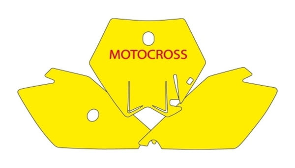 Blackbird Plattenaufkleber Blau KTM SX85 3512/000007