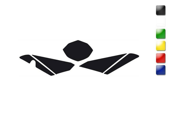 Blackbird Plattenaufkleber Schwarz TM 3617/000006