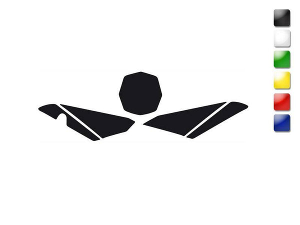 Green Cross Front Plate sticks Husqvarna TC449 '11 3618/30