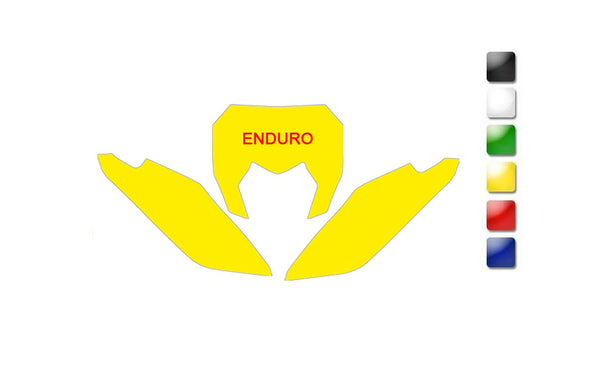 Blackbird Plattenaufkleber Yellow Sherco 3E00/000004