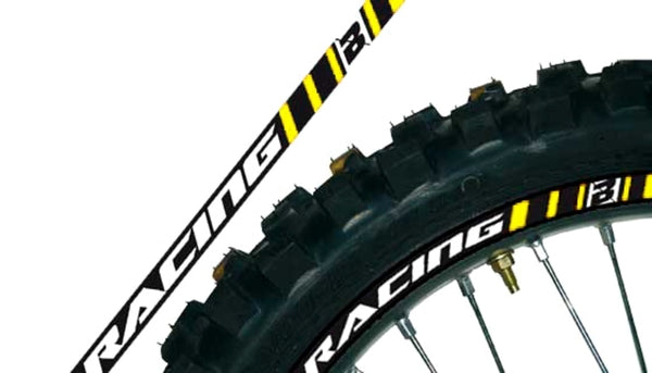 Blackbird Wheel Graphic Sticker Yellow Universal 5081/40