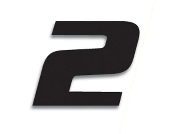 Blackbird Race Number 2 20x25cm Black 5049/20/2