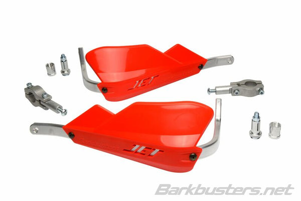 BARKBUSTERS Jet Handguard Zwei-Punkt-Montage Gerade Ø22mm Rot JET-001-00-RD 
