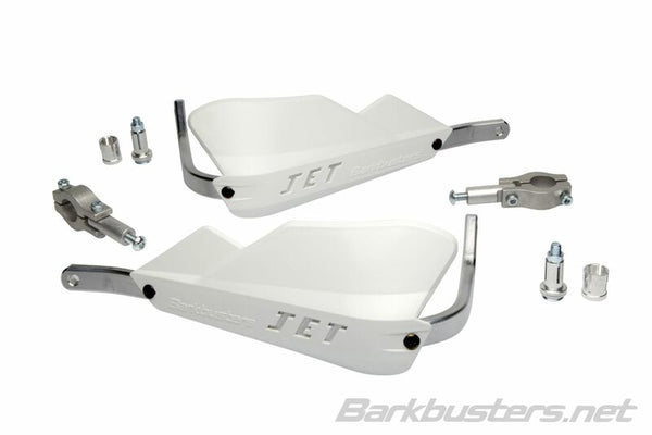 BARKBUSTERS Jet Handguard Zwei-Punkt-Montage Gerade Ø22mm Weiß JET-001-00-WH 