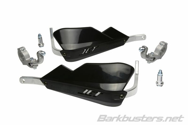 BARKBUSTERS Jet Handguard Set Zwei-Punkt-Montage Abgewinkelt Schwarz JET-002-02-BK 