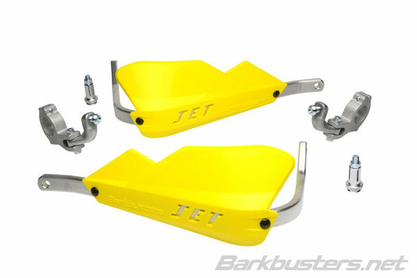 BARKBUSTERS Jet Handguard Set Zwei-Punkt-Montage Abgerundet Gelb JET-002-02-YE 
