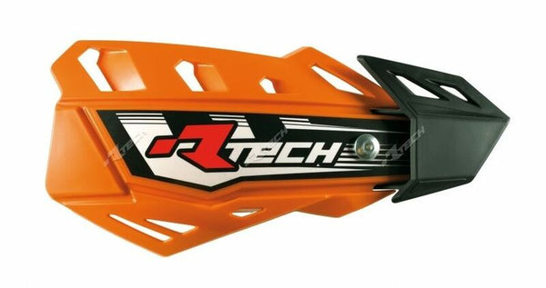 Racetech FLX Adjustable Handguards Orange R-Kitpmflar00