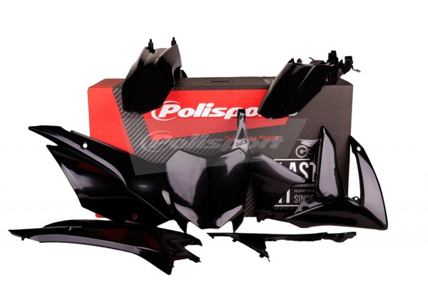 Police Port Plastic Kit Black Honda CRF110F 90539