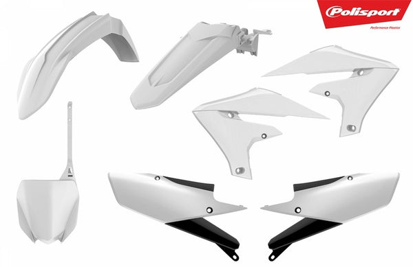 POILECTEPLETTE PLASTE KIT Weiß Yamaha YZ450F 90767