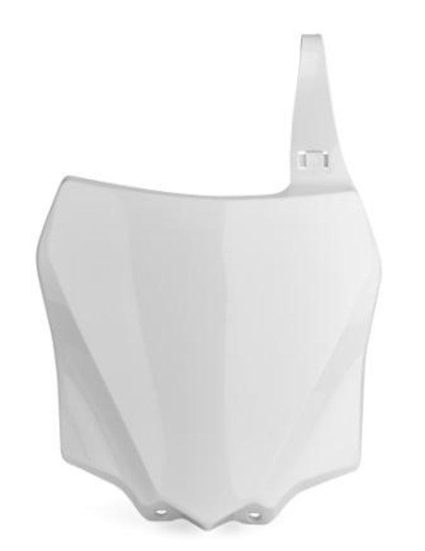 Police Port Front Number Plate White Kawasaki KX85/KX100 86629002