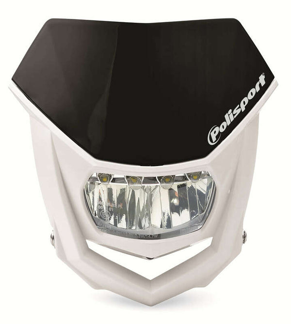 Policeport Halo LED Headlight Black/White 86671002