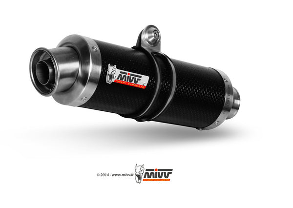 MIVV GP Carbon Slip-On Suzuki GSF650 Bandit S.030.L2S 