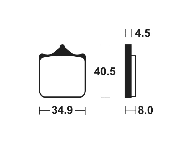 TECNIUM Sintered Metall Bremsbeläge - MTR370 1090578