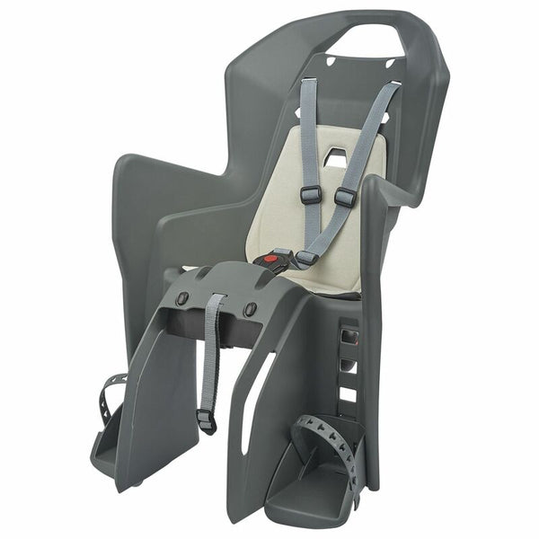 Polizeisport Koolah CFS Heckkinder Fahrradsitzträger Montage - Holzkohlegrau/Creme 8631500013