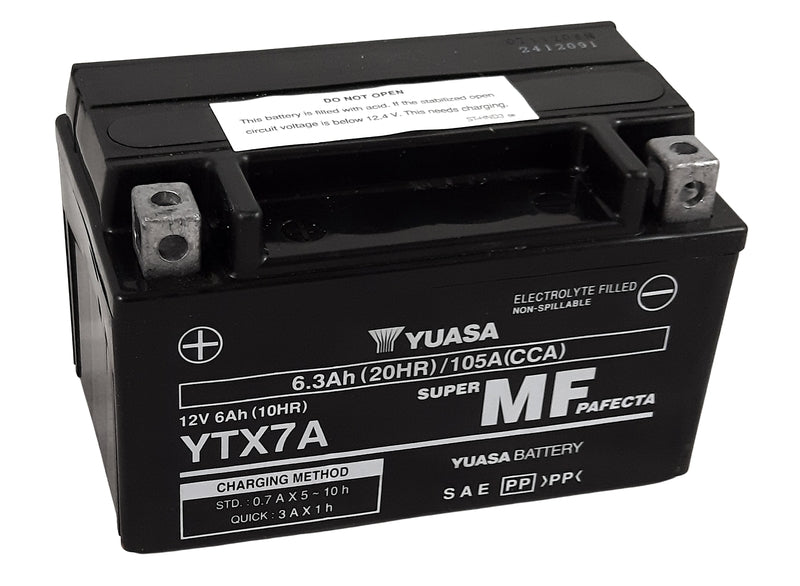 Yuasa Wartung -Freie Werksfabrik -fähige Batterie -YTX7A -fa