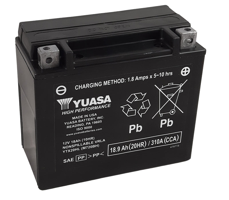 Yuasa Wartung -Freie Werksfabrik -fähige Batterie -YTX20HL -fa