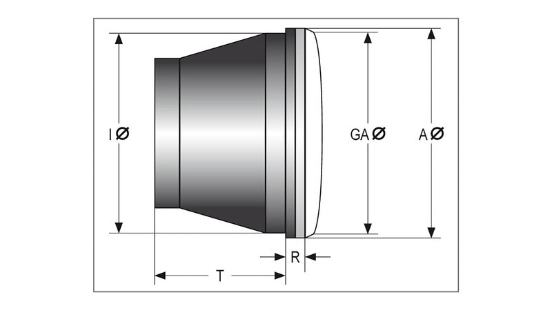 Highsider 7 "LED Head Light Insert Typ8 226-001