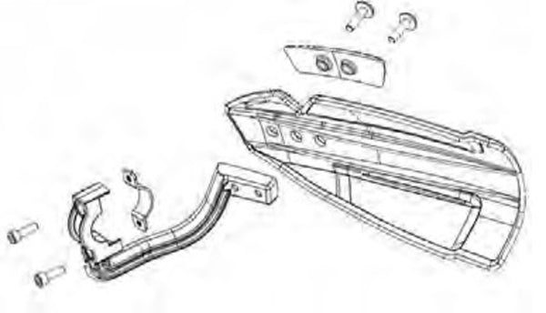 Policeport Hammer/MX Flow Handguards Mounting Kit 83079002