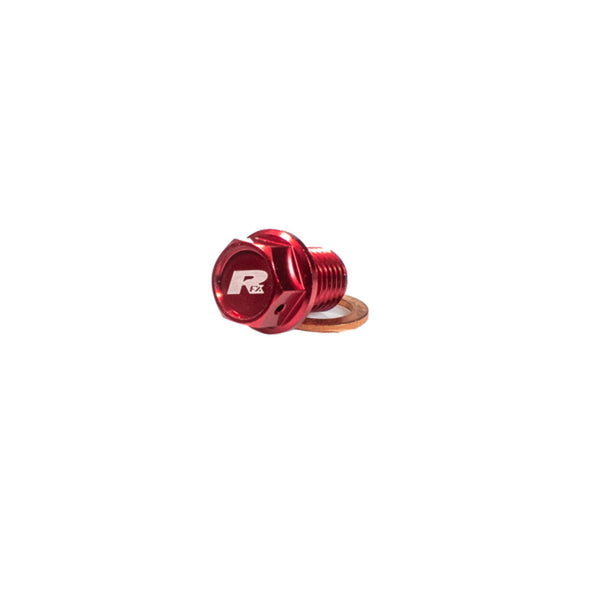RFX Pro Magnetic Drain Bolt (rot) [M8 x 35 mm x 1,25] - Honda CRF250 FXDB1060099RD