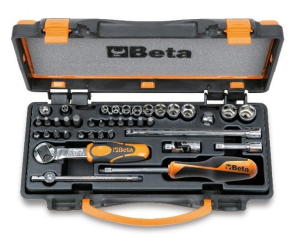 Beta -Set von 11 Hexagon Sockets 20 Bit und 8 Accessoires 009000971