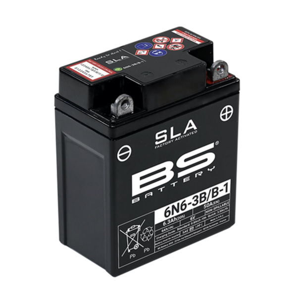 SLA Battery Maintenance-Free Factory Activated - 6N6-3B/B-1 