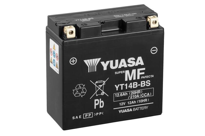 Yuasa -Wartung -freie Werksfabrik -fähige Batterie -YT14B -fa