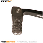 RFX Flex+ Factory Edition Gear Pedal (Black/Hard Anodised Titan) - KTM SX85 SX/XC-W/TPI 125/150 FXGP5110099HA