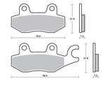 Tecnium Professional Racing Sintered Metal Brake Pads - MSR455 1116535