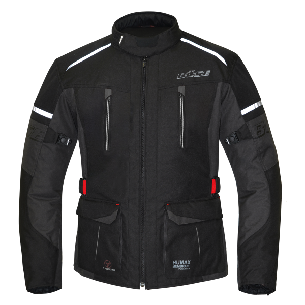 Buse Textile MC Jacke reitet schwarz