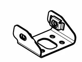 AKRAPOVIC BRACKET MUFFLER P-X186