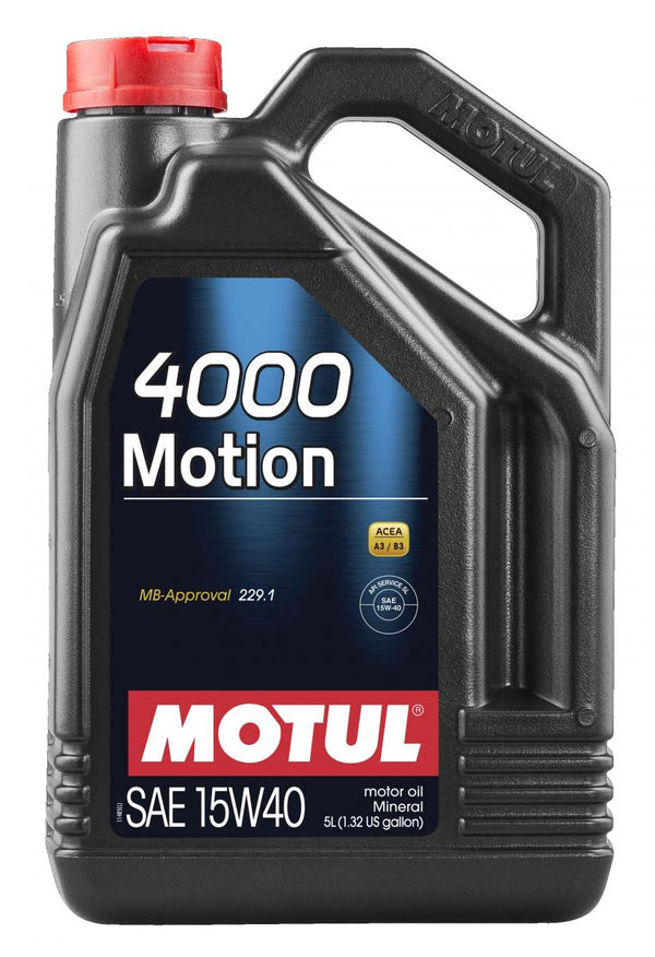 MOTUL 4000 Motion 15W40 5L (4 PCs/Pappe)