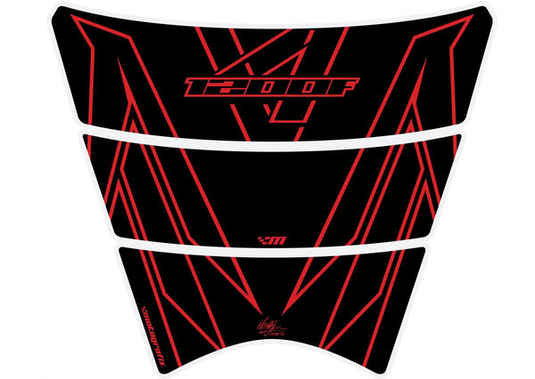 Tankschutz 2010-15 VFR1200F Schwarz/Rot