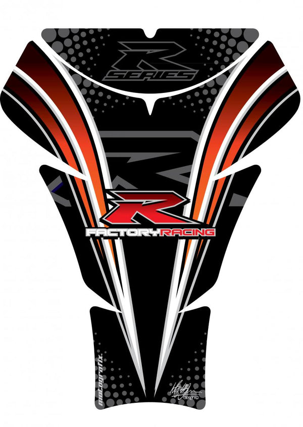 Tankschutz 05-08 GSXR1000/06-15 GSXR600 750 Schwarz/Orang