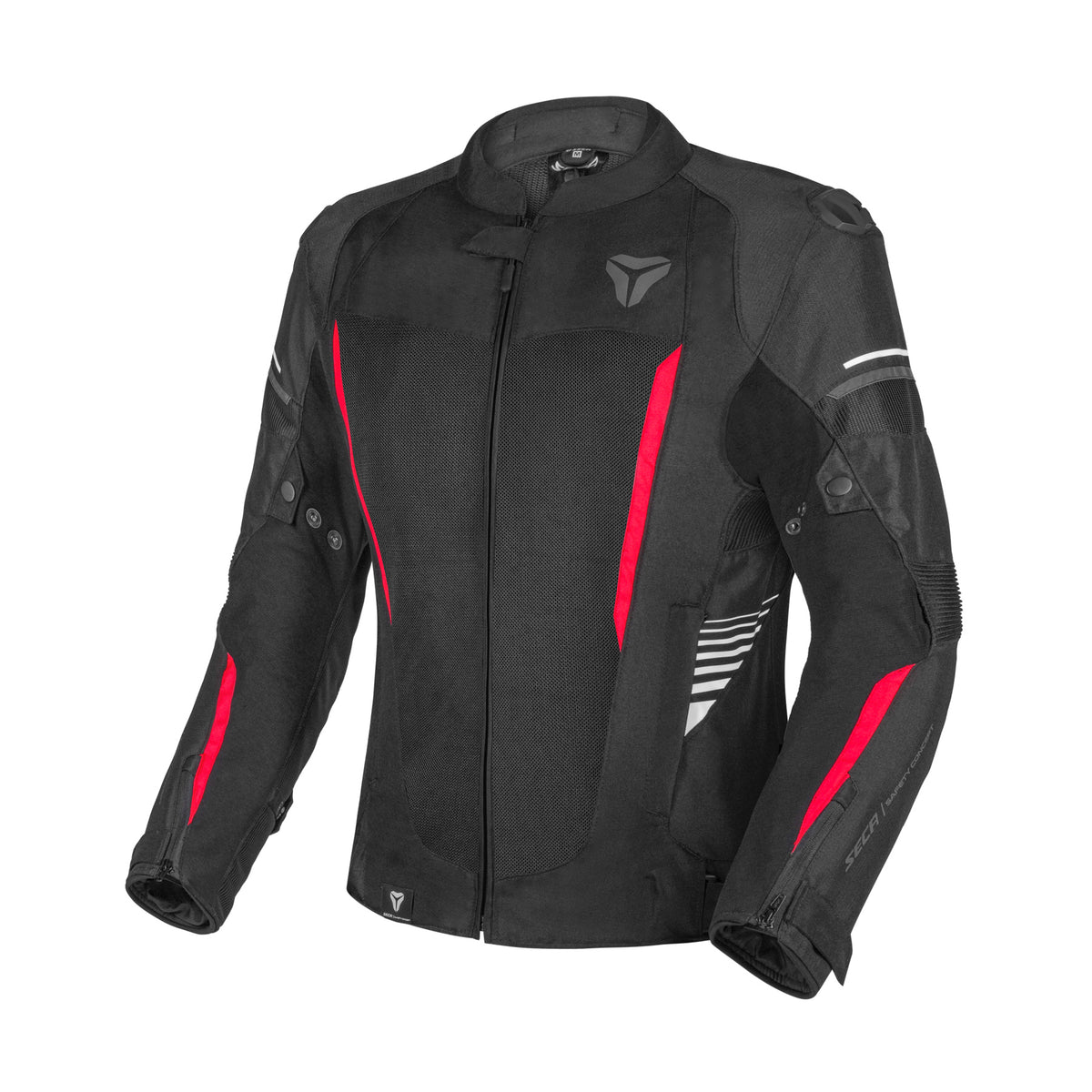 Seca Textile MC Jacke Aero Pro Black /Rot