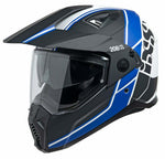 IXS Adventure MC Helm 208 2.0 Schwarz /Weiß /Blau