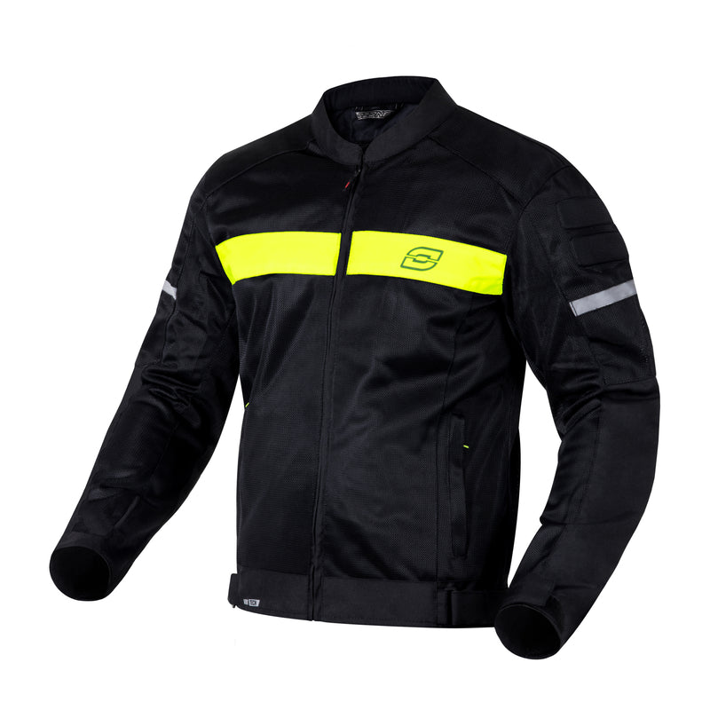 Ozon Textile MC-Jacket Dart Schwarz /Grippe