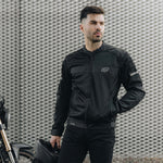 Ozonleder MC-Jacket Dart Schwarz