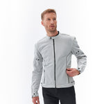 Rebelhorn Textile MC Jacke Welle grau